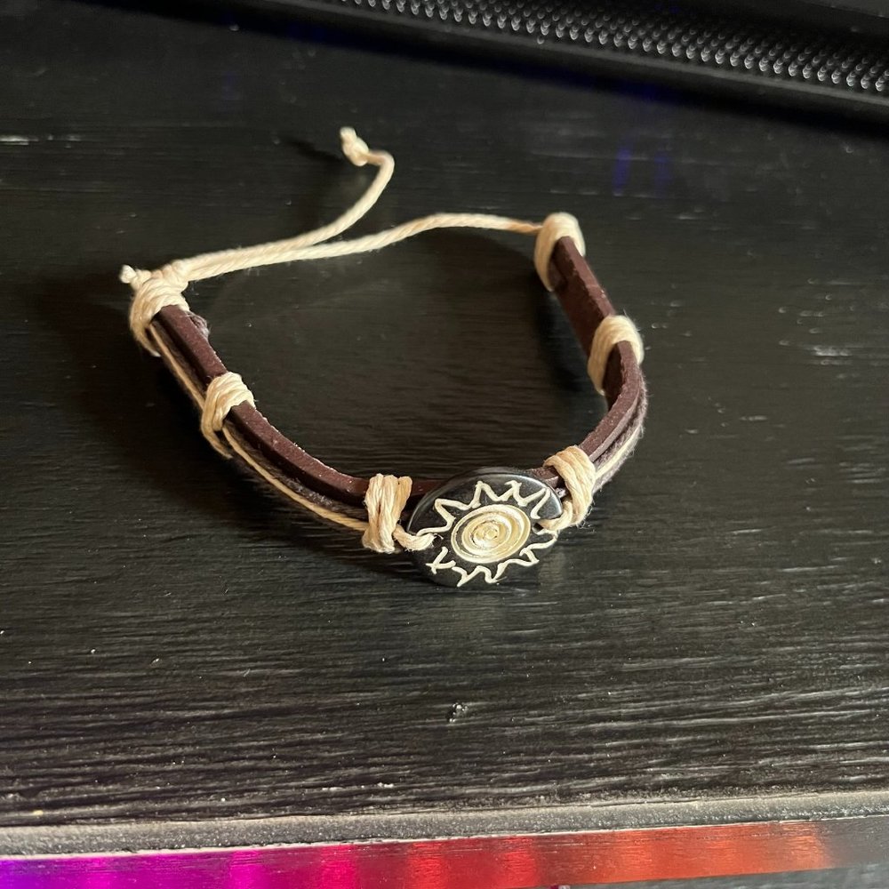 Wooden Sun Bracelet